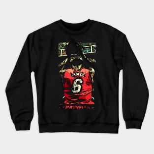 Lebron James Miami Heat Geometric Art Crewneck Sweatshirt